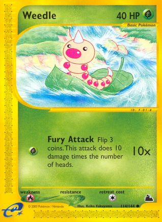 Weedle (114) 114 - Skyridge Normal - Common