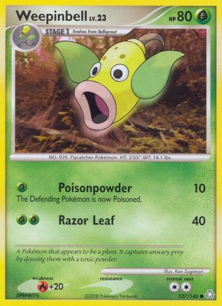 Weepinbell (127/146) - Legends Awakened Reverse Holofoil - Common