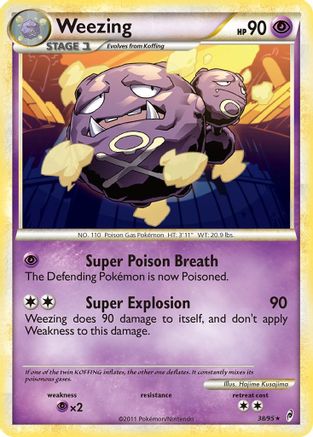Weezing (38/95) - Call of Legends  - Rare