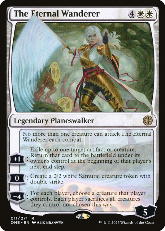 The Eternal Wanderer (ONE-011) - Phyrexia: All Will Be One Foil