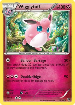 Wigglytuff 90/146 - XY Reverse Holofoil