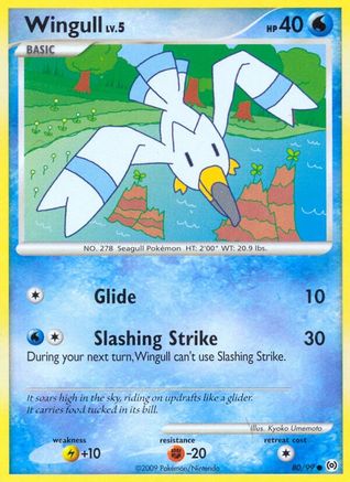 Wingull (80)  - Arceus Reverse Holofoil