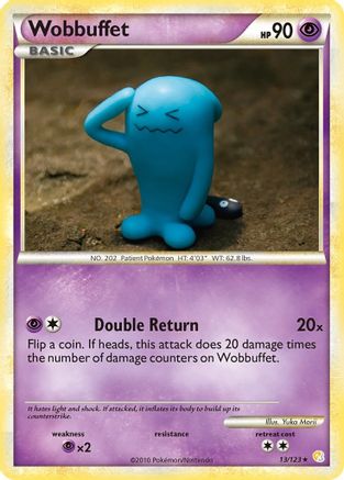 Wobbuffet 13/123 - HeartGold & SoulSilver Reverse Holofoil