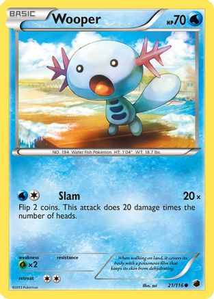 Wooper (21/116) - Plasma Freeze  - Common