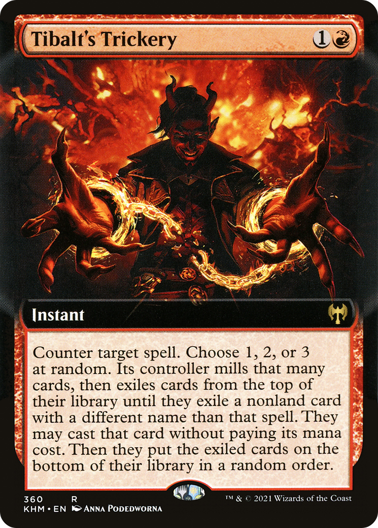 Tibalt's Trickery  (KHM-360) - Kaldheim: (Extended Art)