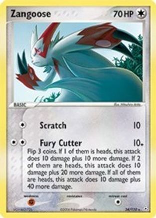 Zangoose 34/110 - Holon Phantoms