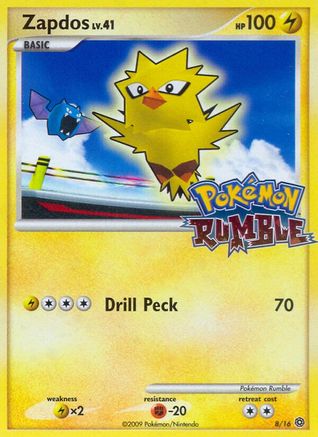 Zapdos (8/16) - Rumble  - Promo