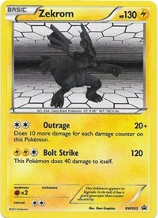Zekrom BW005 - Black and White Promos Holofoil - Promo
