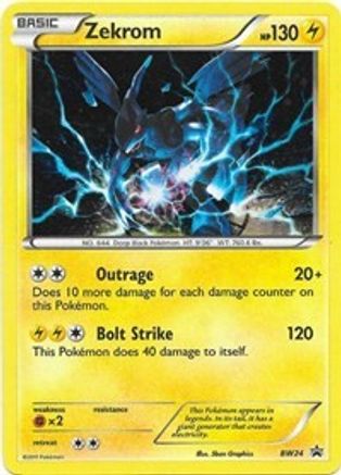 Zekrom BW24/101 - BW Black Star Promos Holofoil