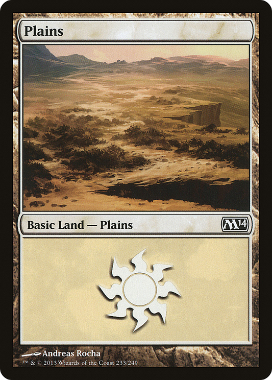 Plains (M14-233) - Magic 2014 Foil