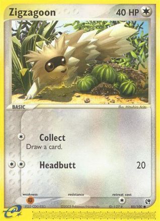 Zigzagoon 85/100 - Sandstorm Reverse Holofoil