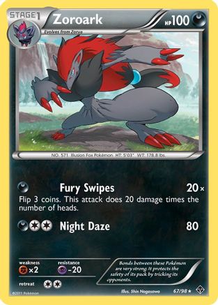 Zoroark 67/98 - Emerging Powers Reverse Holofoil