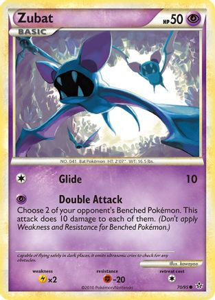 Zubat 70/95 - HSUnleashed Reverse Holofoil