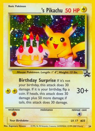 _____'s Pikachu 24/53 - Wizards Black Star Promos Holofoil