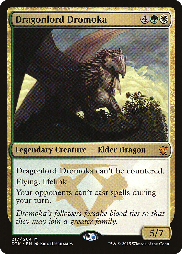 Dragonlord Dromoka (DTK-217) - Dragons of Tarkir