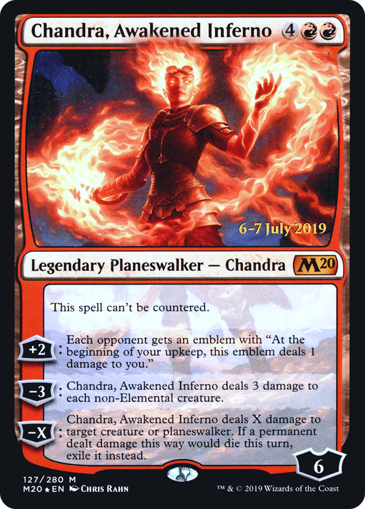 Chandra, Awakened Inferno (PM20-127S) - Core Set 2020 Promos Foil