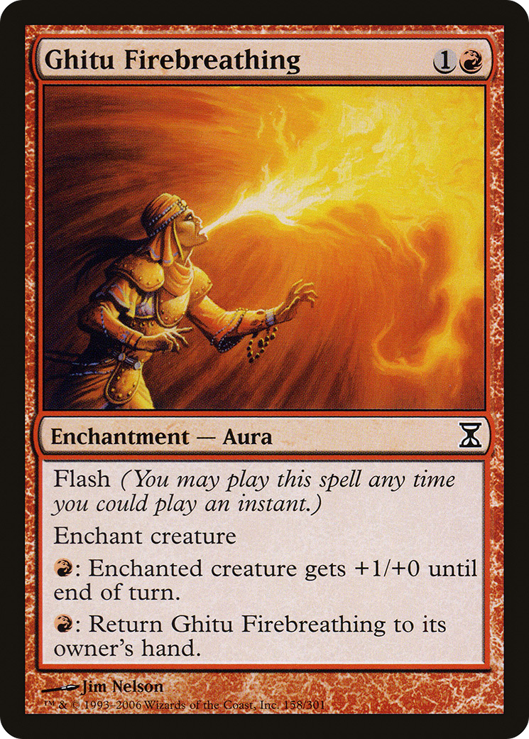 Ghitu Firebreathing (TSP-158) - Time Spiral Foil