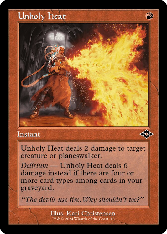 Unholy Heat (H2R-013) - Modern Horizons 2 Timeshifts Foil