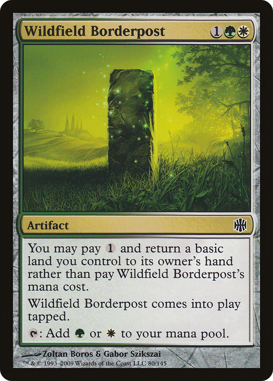 Wildfield Borderpost (ARB-080) - Alara Reborn Foil