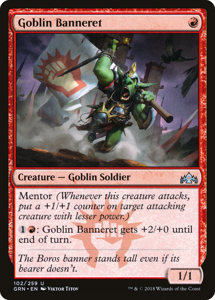 Goblin Banneret (GRN-102) - Guilds of Ravnica