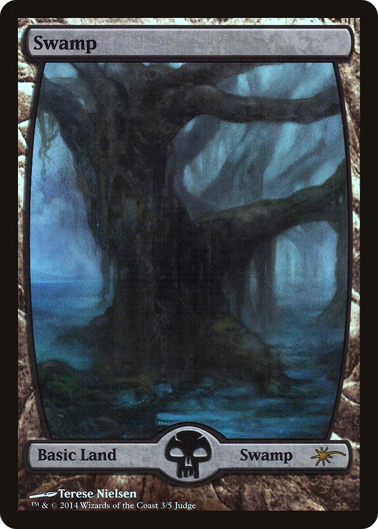 Swamp (J14-03★) - Judge Gift Cards 2014 Foil