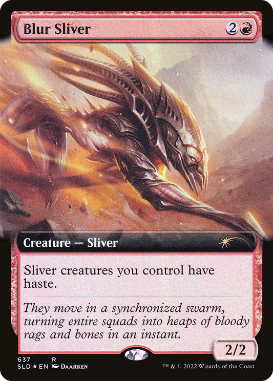 Blur Sliver (SLD-637) - Secret Lair Drop: (Extended Art) Foil