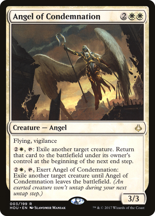 Angel of Condemnation (HOU-003) - Hour of Devastation Foil