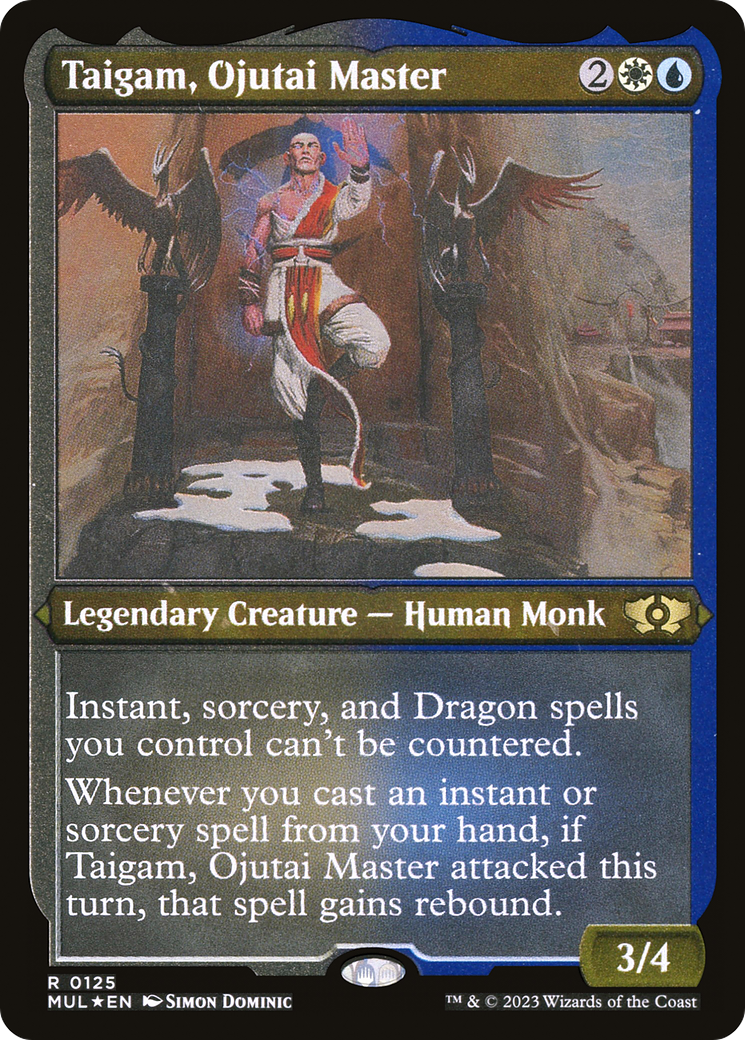 Taigam, Ojutai Master (MUL-125) - Multiverse Legends Etched Foil