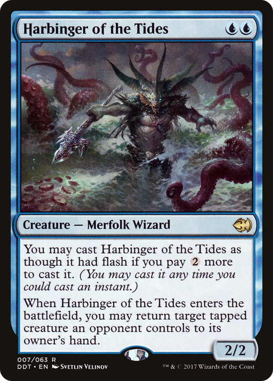 Harbinger of the Tides (DDT-007) - Duel Decks: Merfolk vs. Goblins