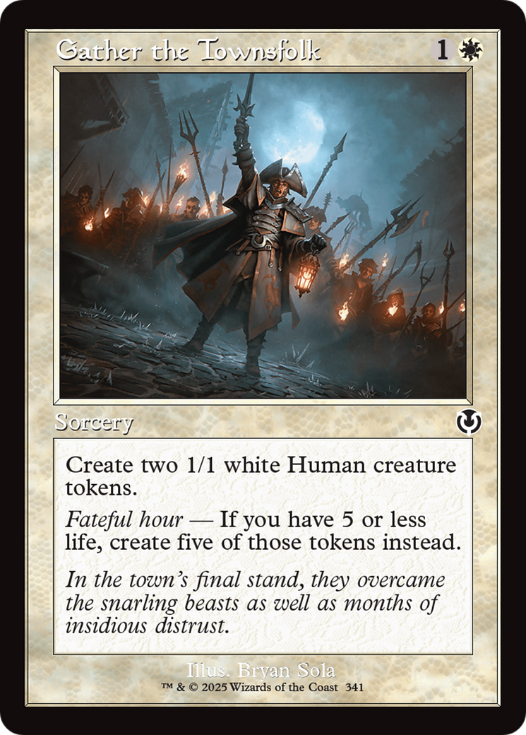 Gather the Townsfolk (INR-341) - Innistrad Remastered Foil