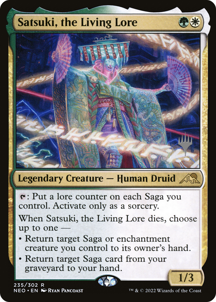 Satsuki, the Living Lore (PPNEO-235) - Kamigawa: Neon Dynasty Promos Foil (Promo Pack)