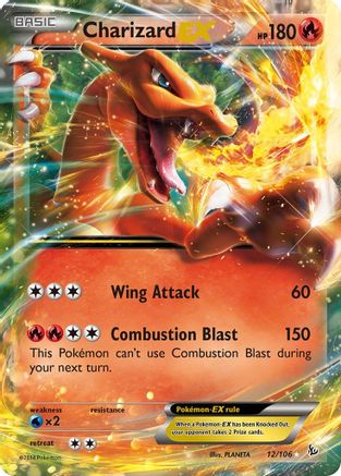 Charizard EX (12) 012/106 - XY  Flashfire Holofoil - Ultra Rare
