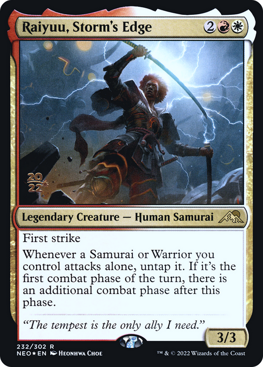 Raiyuu, Storm's Edge (PNEO-232S) - Kamigawa: Neon Dynasty Promos Foil