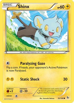 Shinx 32/106 - Flashfire Reverse Holofoil