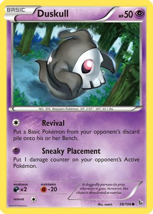 Duskull 38/106 - Flashfire Reverse Holofoil