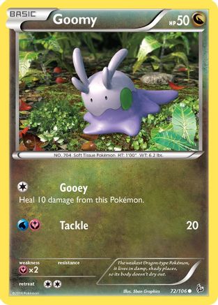 Goomy 072/106 - XY  Flashfire Reverse Holofoil - Common