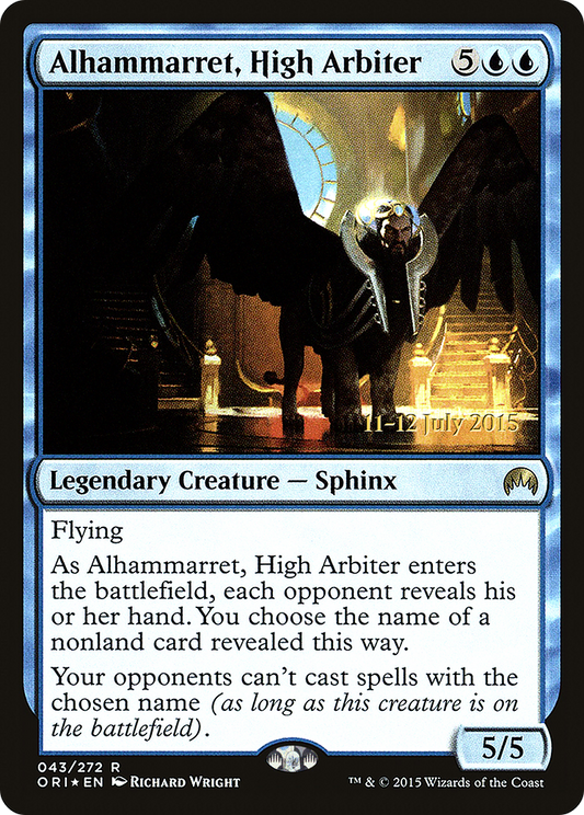 Alhammarret, High Arbiter (PORI-43S) - Magic Origins Promos Foil