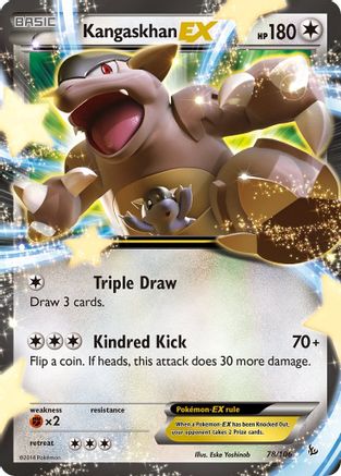 Kangaskhan EX 078/106 - XY  Flashfire Holofoil - Ultra Rare