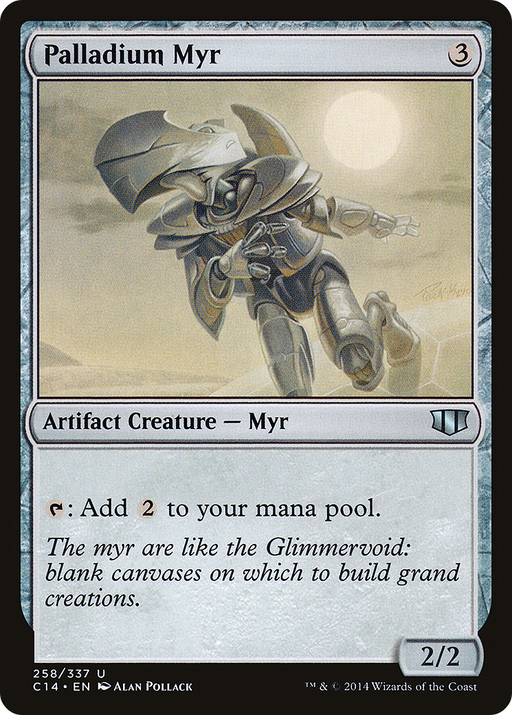 Palladium Myr (C14-258) - Commander 2014