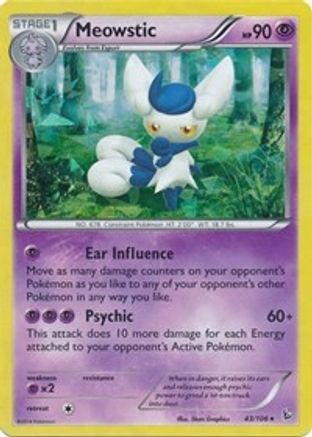 Meowstic (XY Flashfire) (43/106) - Deck Exclusives Holofoil - Holo Rare