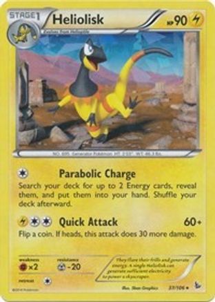 Heliolisk - 37/106 (XY Flashfire) 37 - Deck Exclusives Holofoil