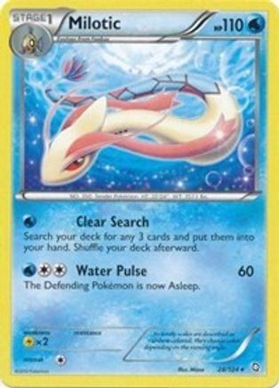 Milotic 028/124 - Deck Exclusives Normal - Rare