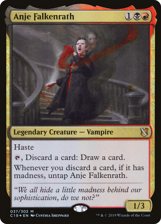 Anje Falkenrath (C19-037) - Commander 2019 Foil