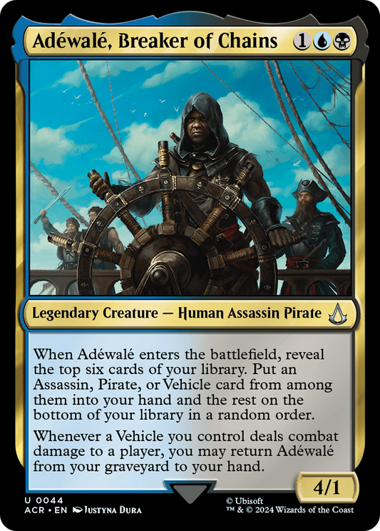 Adéwalé, Breaker of Chains (ACR-044) - Assassin's Creed Foil