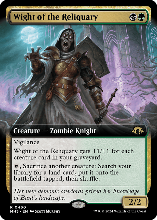 Wight of the Reliquary (MH3-460) - Modern Horizons 3: (Extended Art)