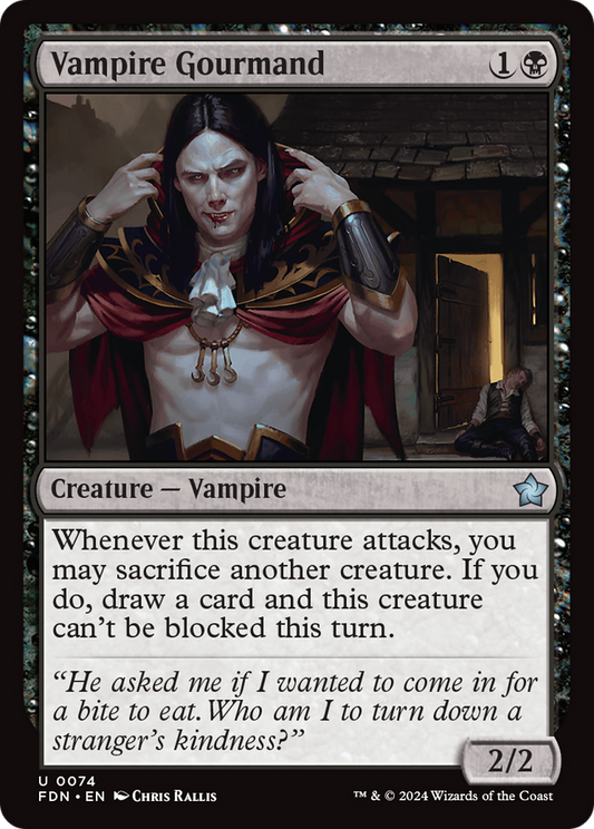 Vampire Gourmand (FDN-074) - Foundations Foil