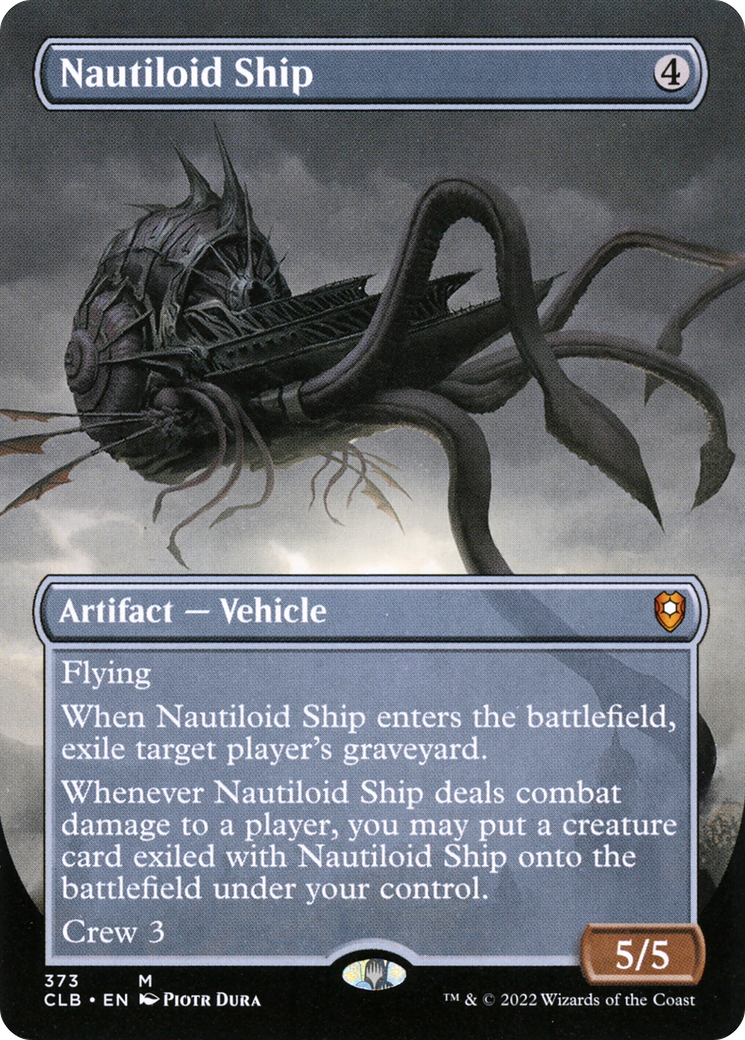 Nautiloid Ship (CLB-373) - Commander Legends: Battle for Baldur's Gate (Borderless)