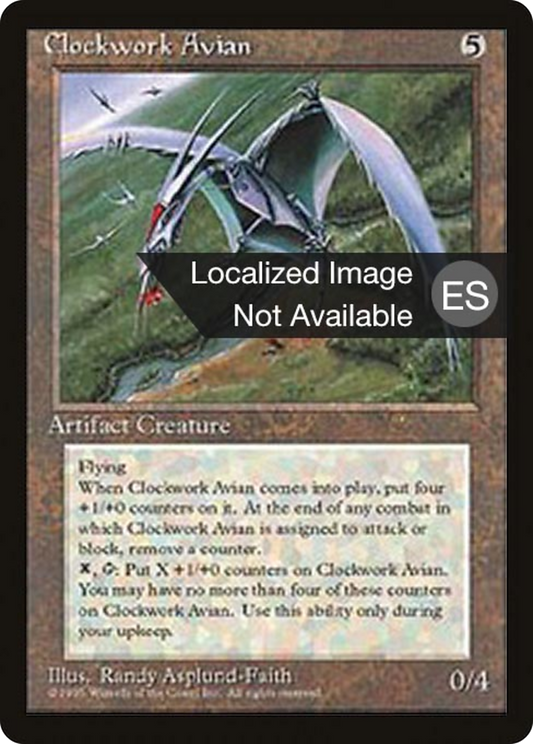 Clockwork Avian (4BB-306) - Fourth Edition Foreign Black Border