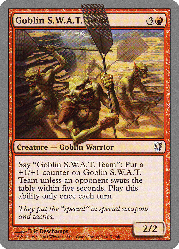 Goblin S.W.A.T. Team (UNH-080) - Unhinged Foil