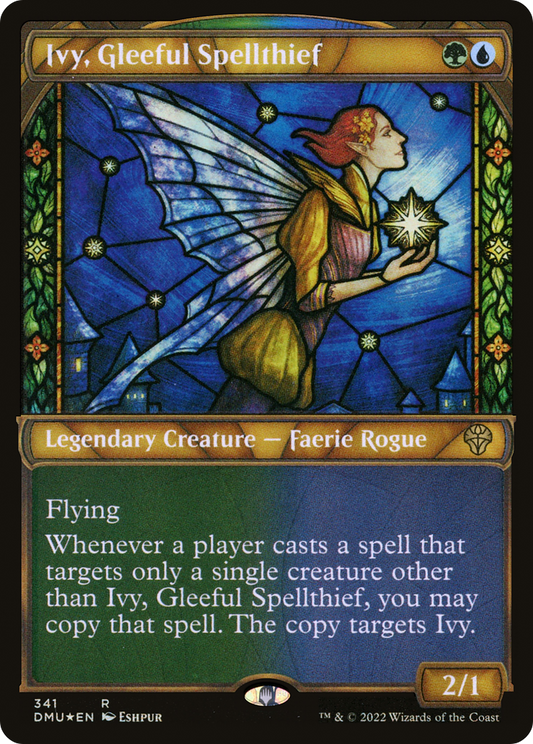 Ivy, Gleeful Spellthief (DMU-341) - Dominaria United: (Showcase) Foil